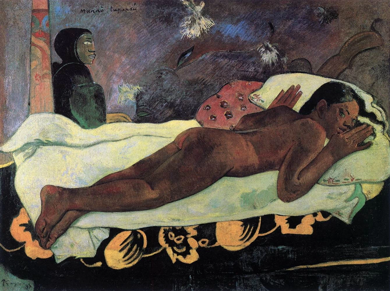 Lo Spettro veglia su di lei (Manao Tupapau) - Albright, Knox Art Gallery, Buffalo